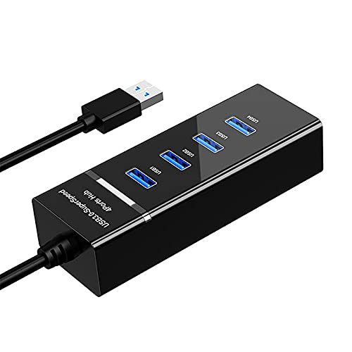 URICOM 4 PORT USB HUB 3.0  TRANSFER SPEED UP TO 5GBPS  CABLE LENGTH :1 Mtr