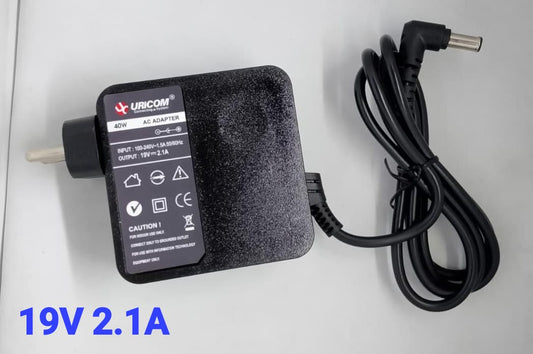 URICOM 19V 2.1A LG ADAPTER ADAPTOR POWER SUPPLY DUAL PIN