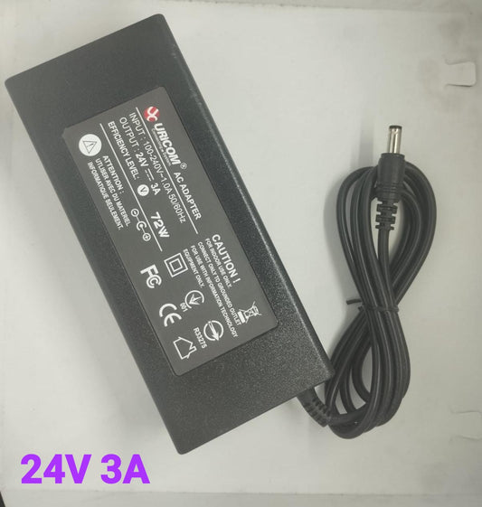 URICOM 24V 3A ADAPTOR ADAPTER POWER SUPPLY DUAL PIN