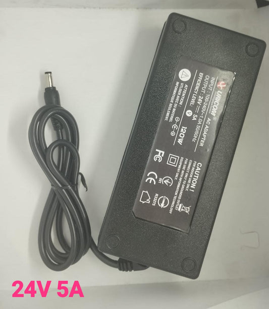 URICOM 24V 5A ADAPTOR ADAPTER POWER SUPPLY DUAL PIN