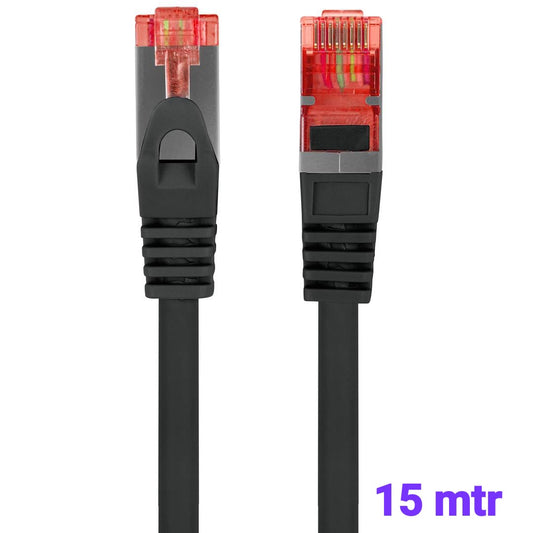 Uricom CAT-6 PATCH CORD 2 4 6 8 4 PAIR+TWISTED CABLE WITH STP PLUG 15 mtr