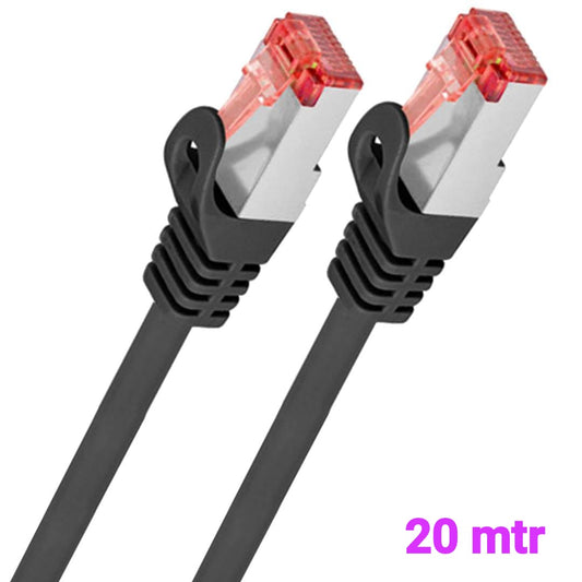 Uricom CAT-6 PATCH CORD 2 4 6 8 4 PAIR+TWISTED CABLE WITH STP PLUG 20 mtr