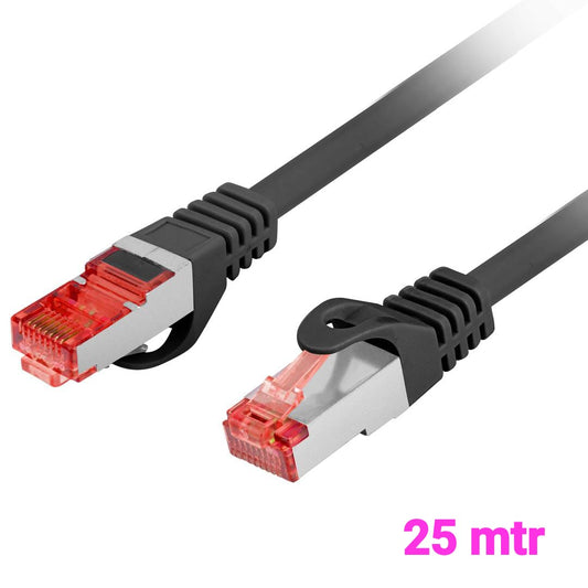 Uricom CAT-6 PATCH CORD 2 4 6 8 4 PAIR+TWISTED CABLE WITH STP PLUG 25 mtr