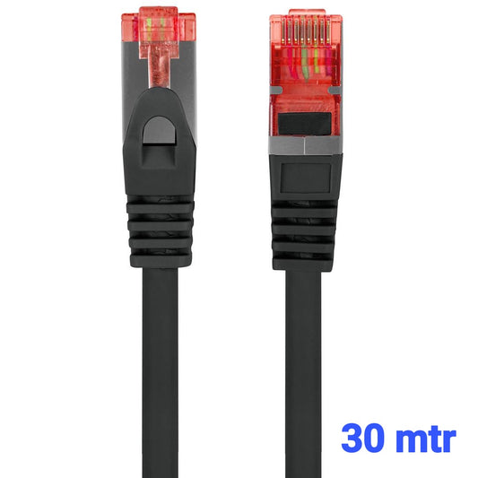 Uricom CAT-6 PATCH CORD 2 4 6 8 4 PAIR+TWISTED CABLE WITH STP PLUG 30 mtr