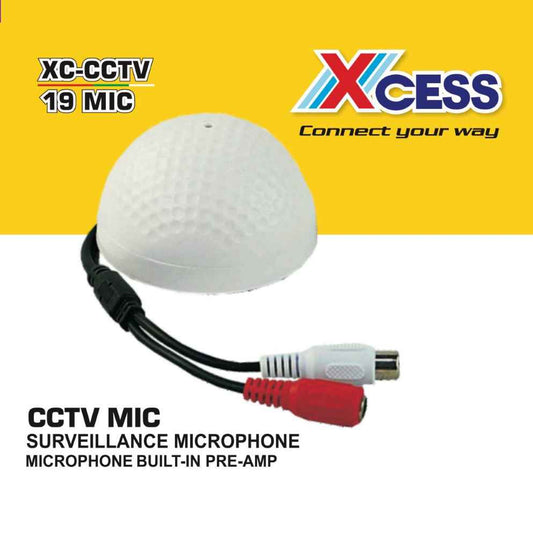 Xcess Dome CCTVMic (White )