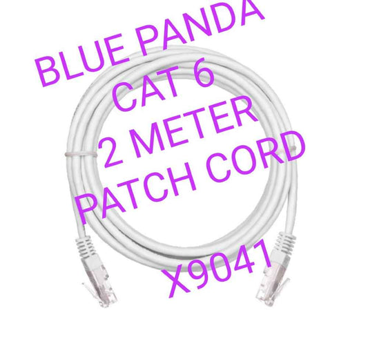 Blue Panda 2 m CAT 6 CCTVcable ()