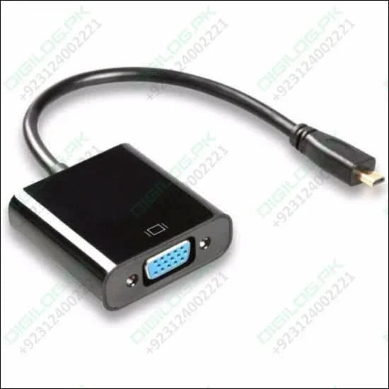 Uricom HDMI TO VGA WITH AUDIO CONVERTER SUPPORT UP TO 1080P WITH AUDIO SUPPORT VGA CABLE UP TO 20 MTR