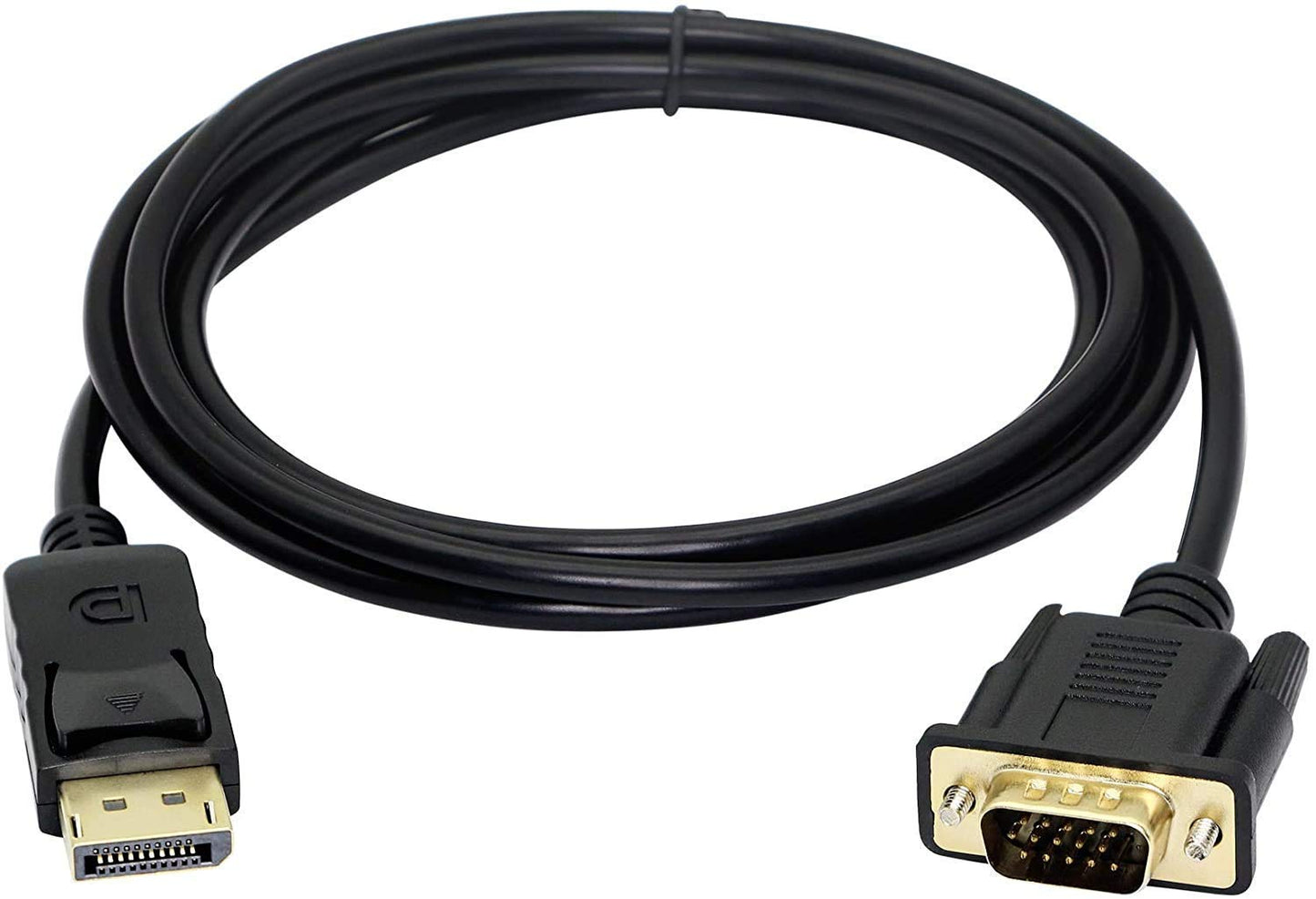 Uricom DP TO VGA CABLE  INPUT DP-0UTPUT VGA (1080p) 1.8 mtr