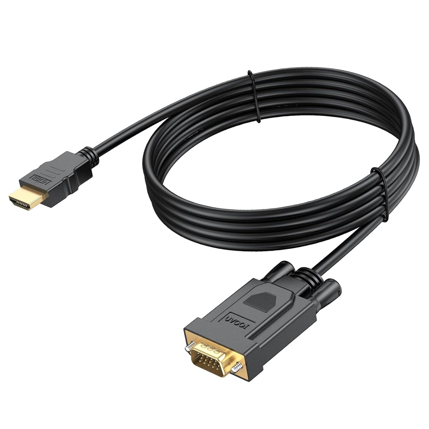 Uricom HDMI TO0 VGA CABLE 1.8  BUILT IN ACTIVE IC CHIPSET  PLUG & PLAY