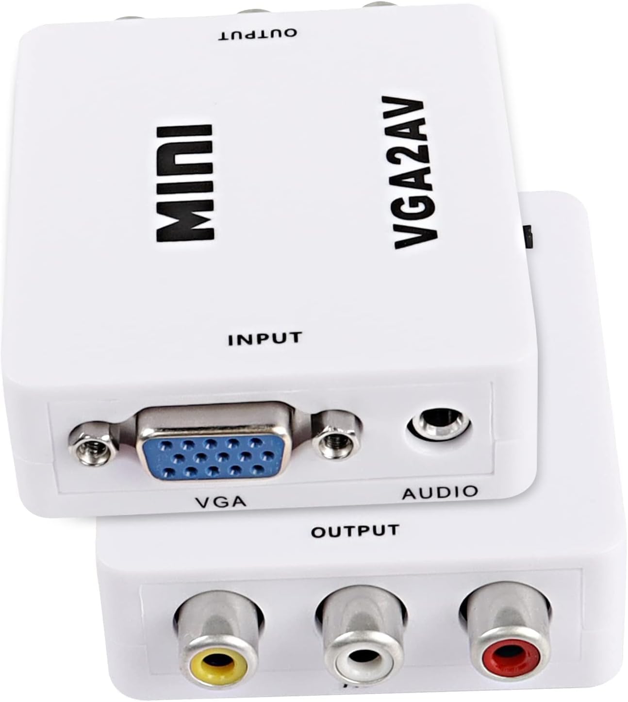 URICOM VGA TO AV CONVERTER  SUPPORT 1080P HIGH QUALITY  PLUG & PLAY