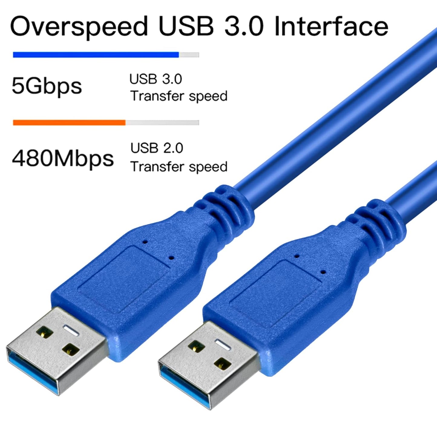 USB 3.0 HARD DISC CABLE (BLUE) (1.5 MTR)