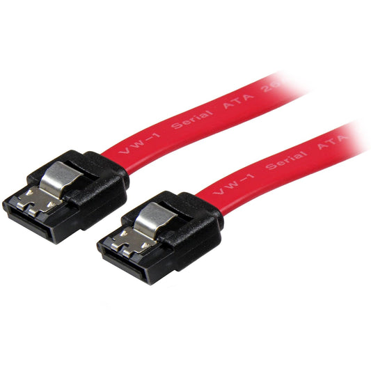 Trilink SATA DATA CABLE (SATA 7-7P 40CM 180+180 LATCH RED)