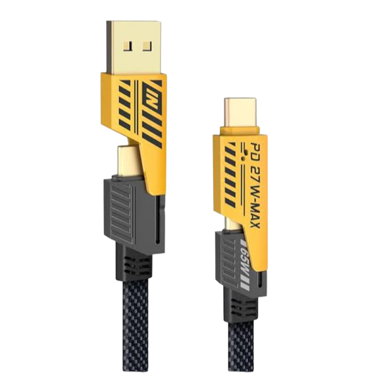 Flat Fast Charging Cable 4 in 1