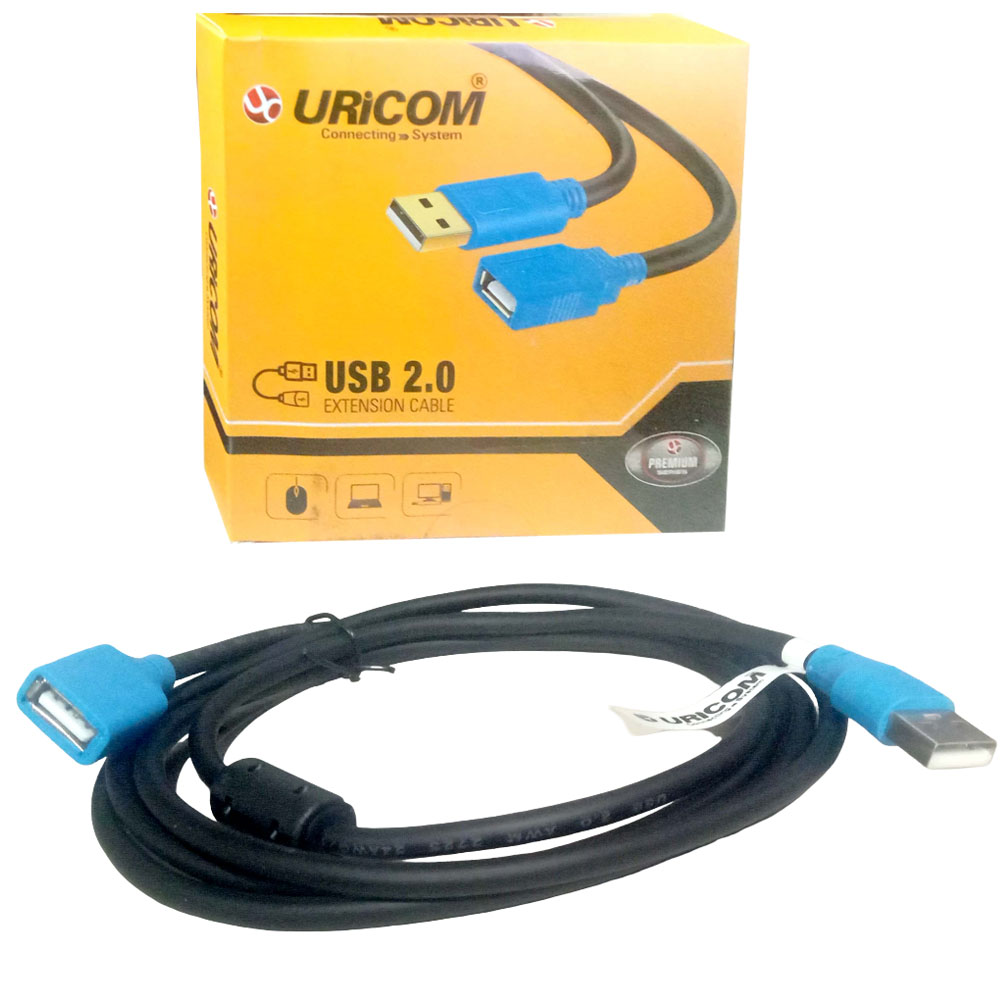 Uricom USB EXTENSION CABLE 2.0 5 Mtr