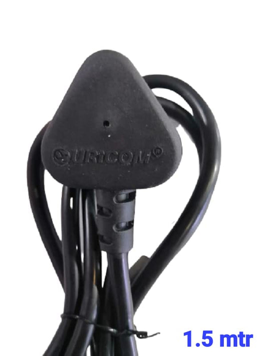 Uricom POWER CABLE (DESKTOP/LAPTOP)  HIGH QUALITY (FULL COPPR) 1.5 Mtr