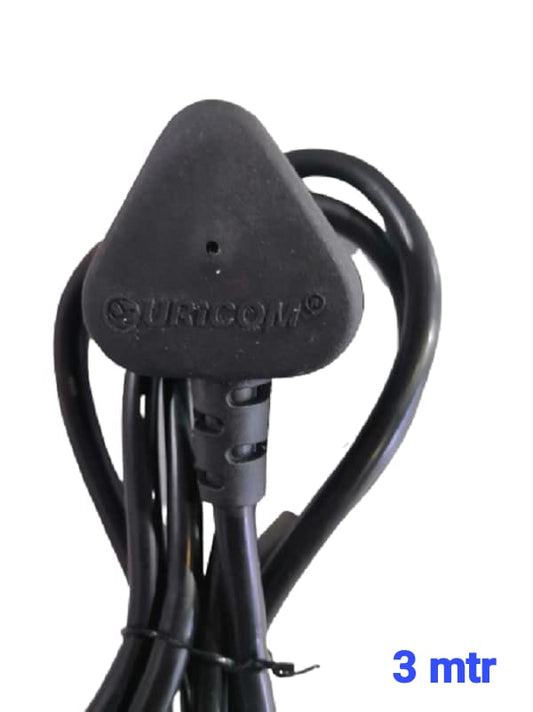 Uricom POWER CABLE (DESKTOP/LAPTOP)  HIGH QUALITY (FULL COPPR) 3 Mtr
