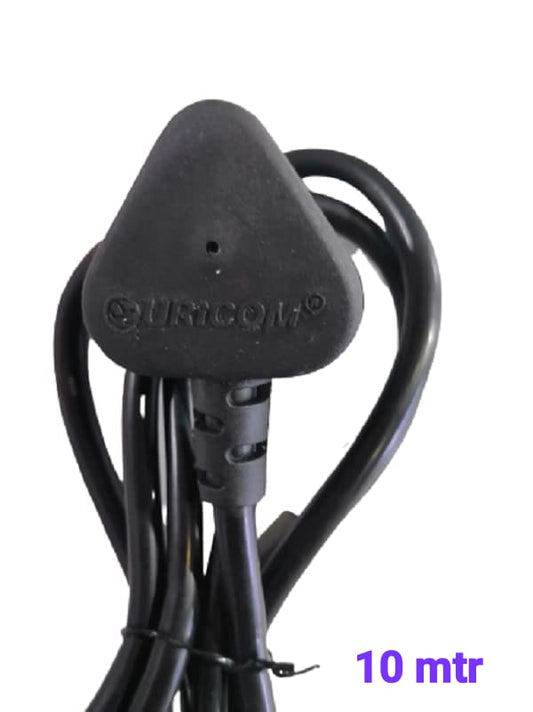 Uricom POWER CABLE (DESKTOP/LAPTOP)  HIGH QUALITY (FULL COPPR) 10 Mtr