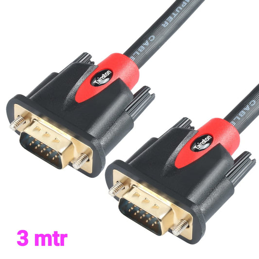 Uricom VGA CABLE  3+6 COPPER 3 Mtr
